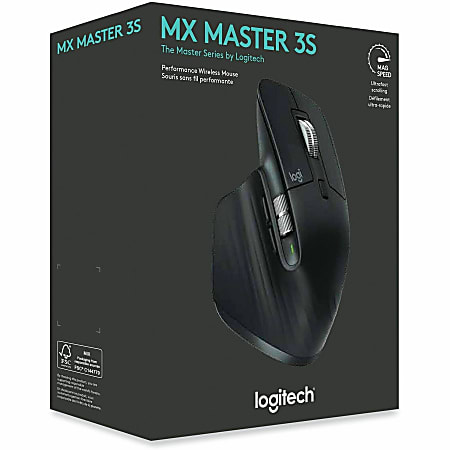 Logitech MX Master 3S Wireless Performance Mouse with Ultra fast